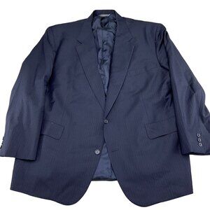 Brooks Brothers‎ Blazer Men 48 Blue Pinstripe Bespoke Classic Career USA VTG